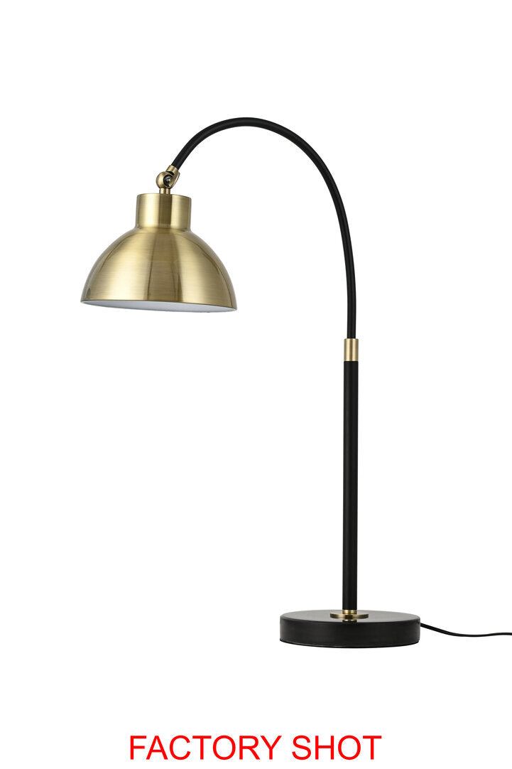 Newton Gold Finish Metal Shade Table Lamp-