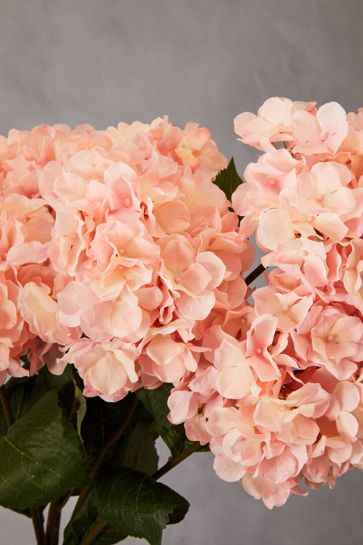 Fiori 74cm Hydrangea Stem Pink Artificial Flower