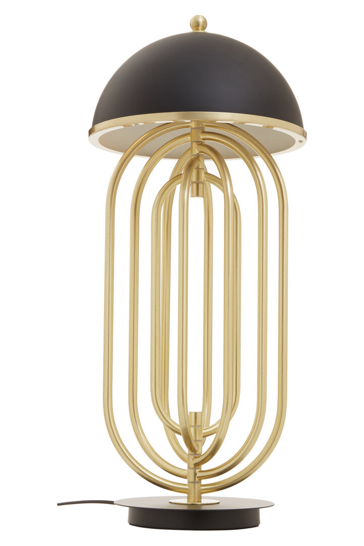 Metropolis Table Lamp With Black Shade
