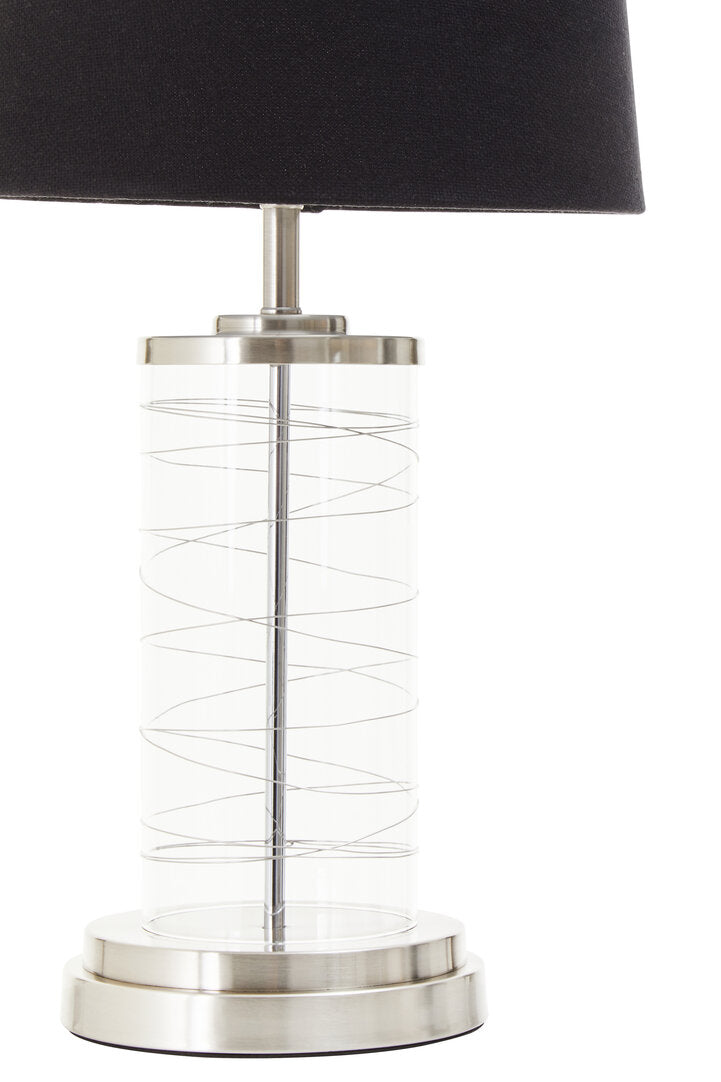 Zola Glass Cylinder Table Lamp