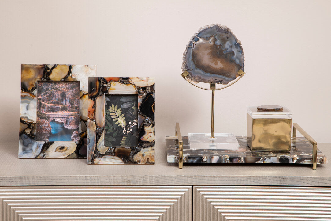 Black Agate Small Tray