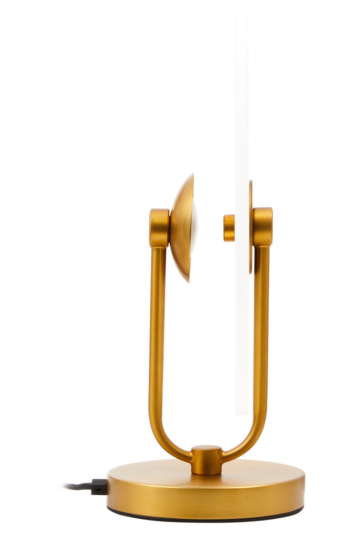 Waldorf White Marble And Gold Finish Table Lamp