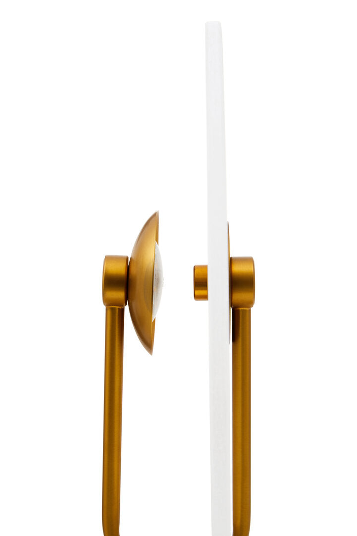 Waldorf White Marble And Gold Finish Table Lamp