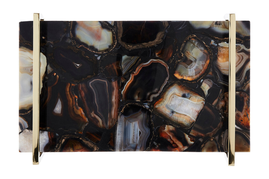 Black Agate Small Tray