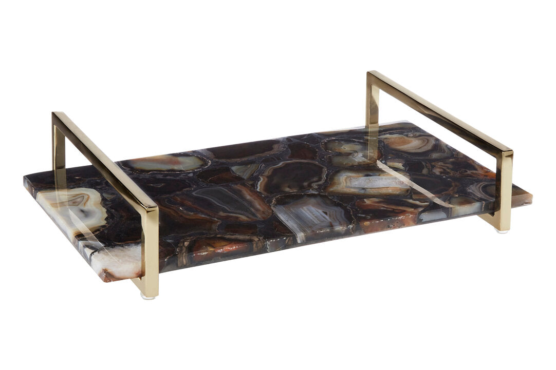 Black Agate Small Tray