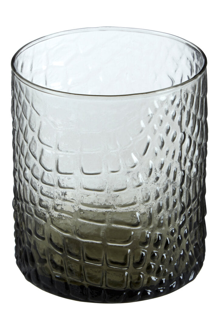Daintree Smoked Glass Tealight Holder