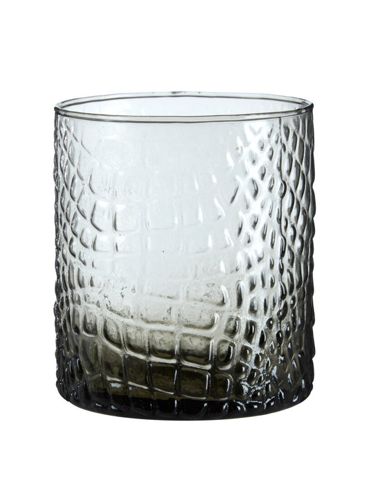 Daintree Smoked Glass Tealight Holder