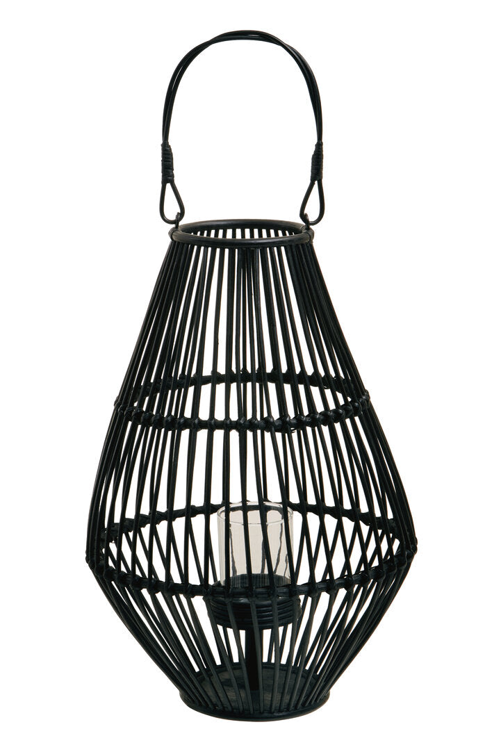 Mataram Black Lantern With Hoop Handle