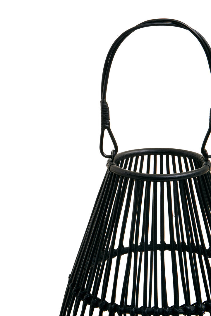 Mataram Black Lantern With Hoop Handle