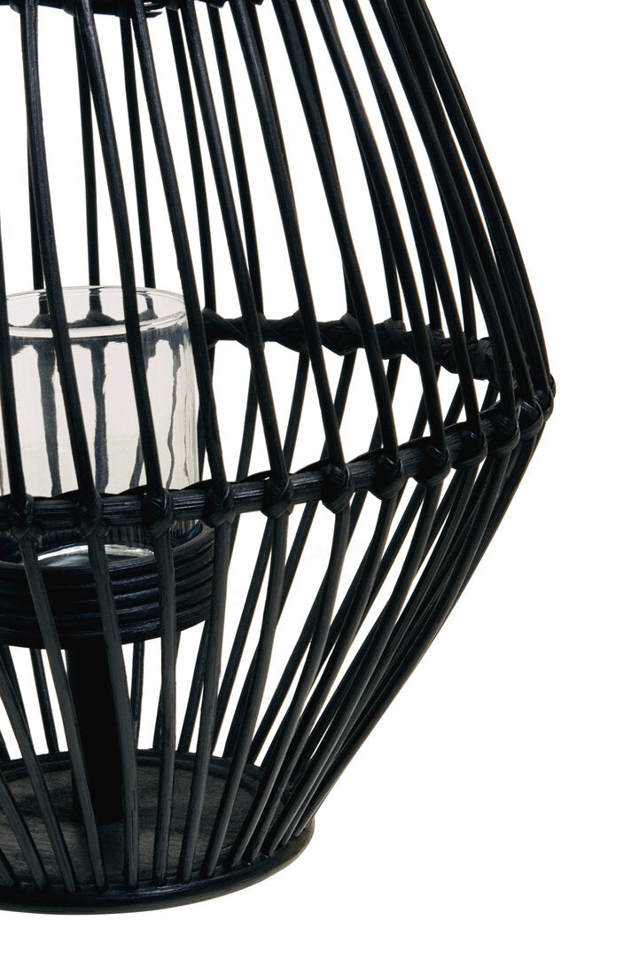 Mataram Black Lantern With Hoop Handle