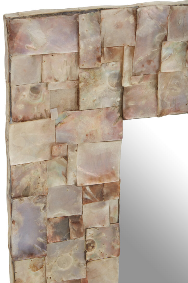 Palu Natural Shell Wall Mirror