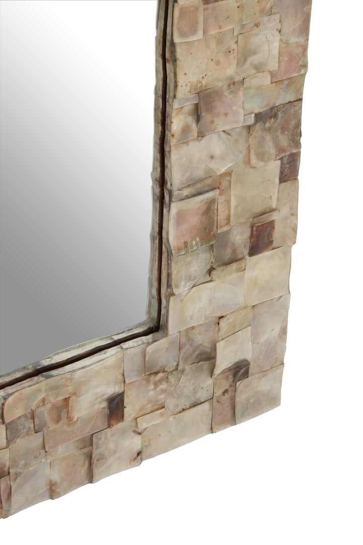 Palu Natural Shell Wall Mirror