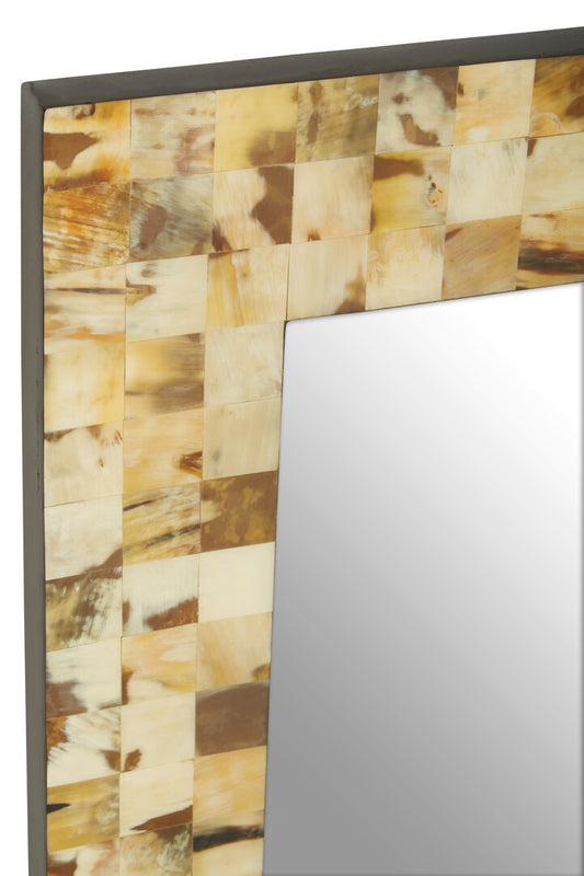 Obra Cream Mother of Pearl Wall Mirror