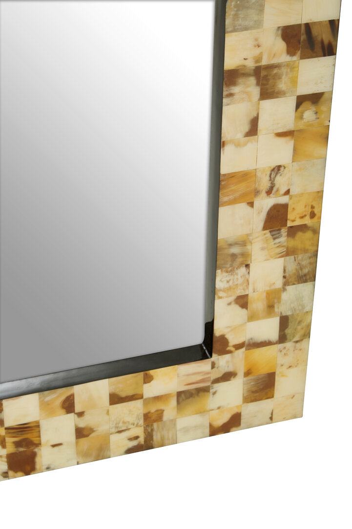 Obra Cream Mother of Pearl Wall Mirror