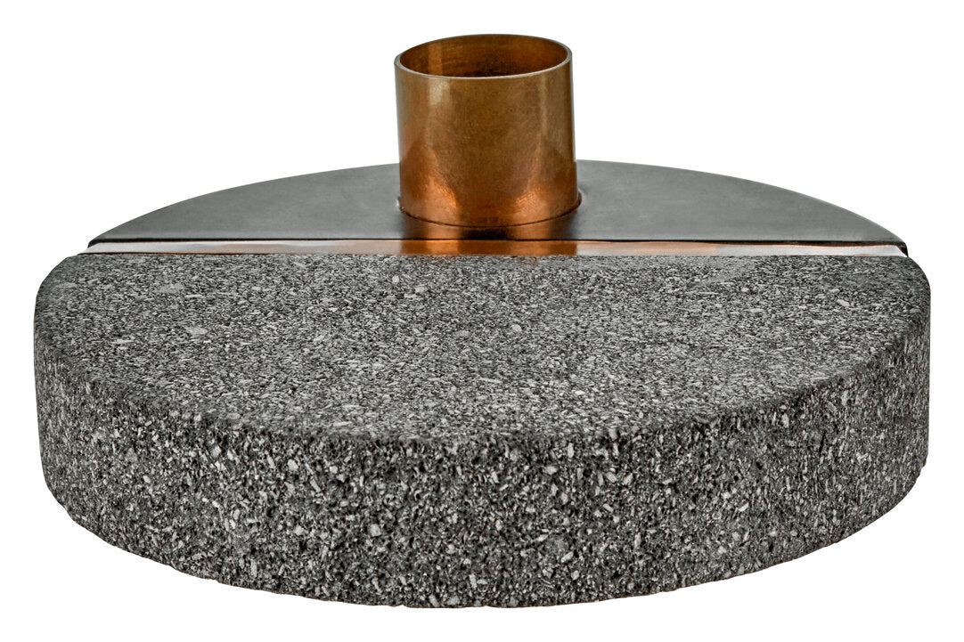 Pedra Lava Stone Candle Holder