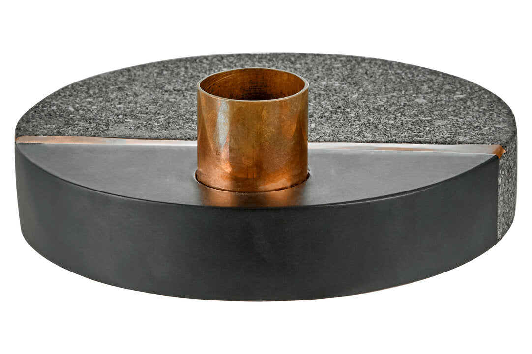 Pedra Lava Stone Candle Holder