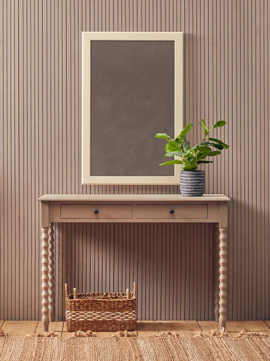 Heritage Two Drawer Desk with Washed Finish