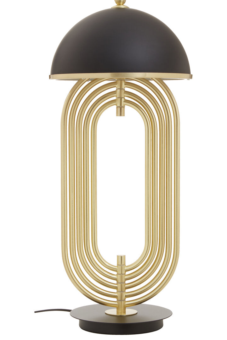 Metropolis Table Lamp With Black Shade