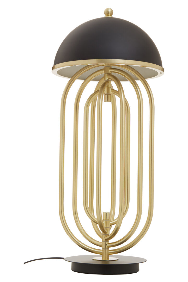 Metropolis Table Lamp With Black Shade