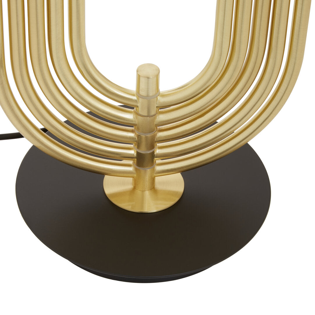 Metropolis Table Lamp With Black Shade