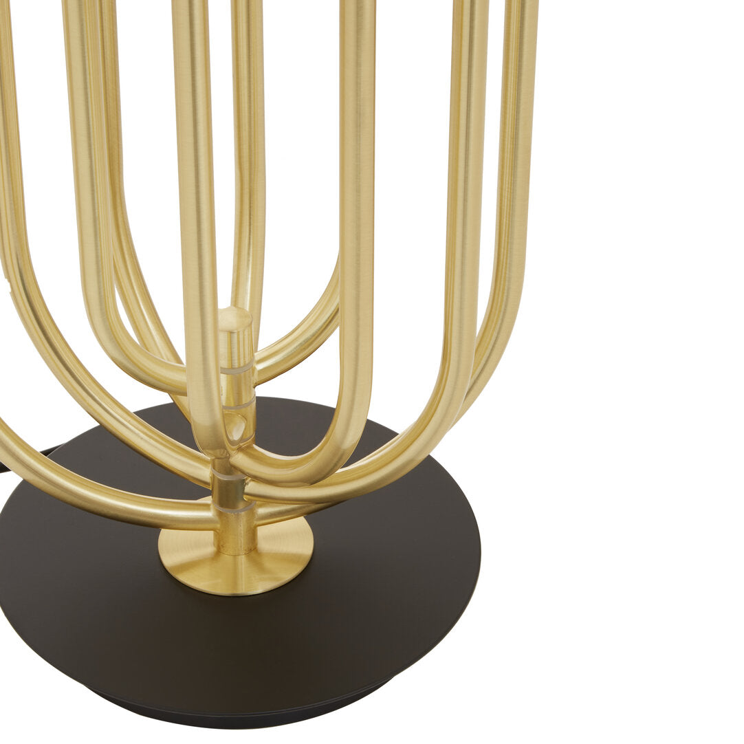 Metropolis Table Lamp With Black Shade