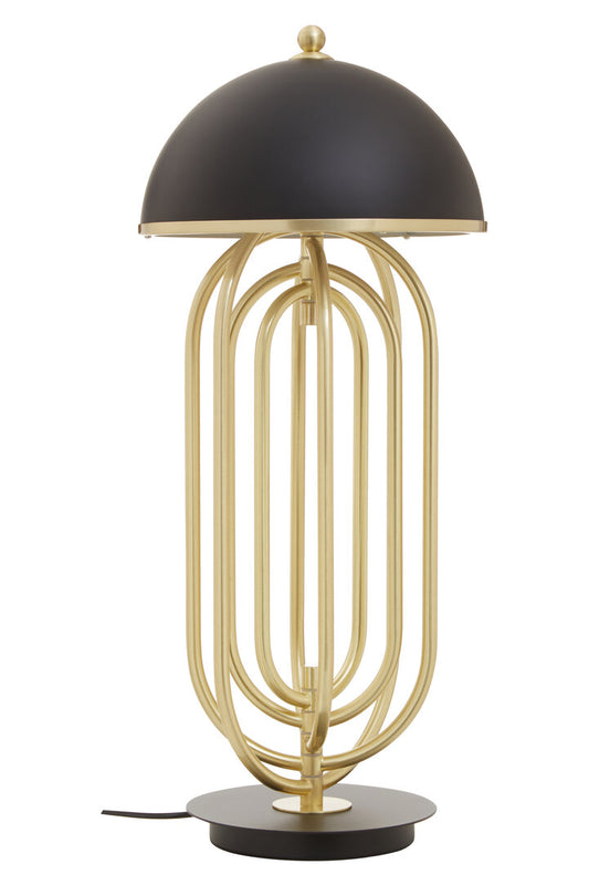 Metropolis Table Lamp With Black Shade