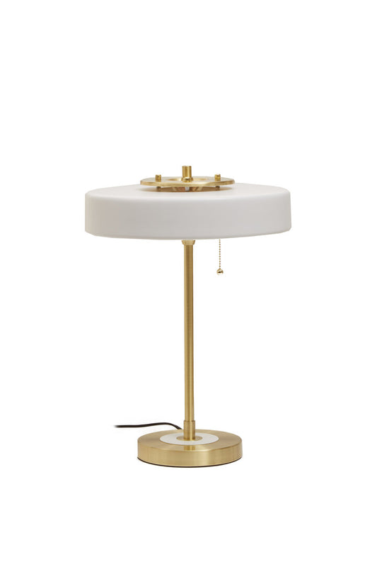 Rogano White Shade With Gold finish Frame Table Lamp
