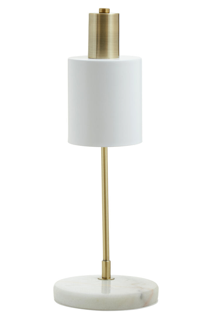 Newton White Shade Desk Lamp