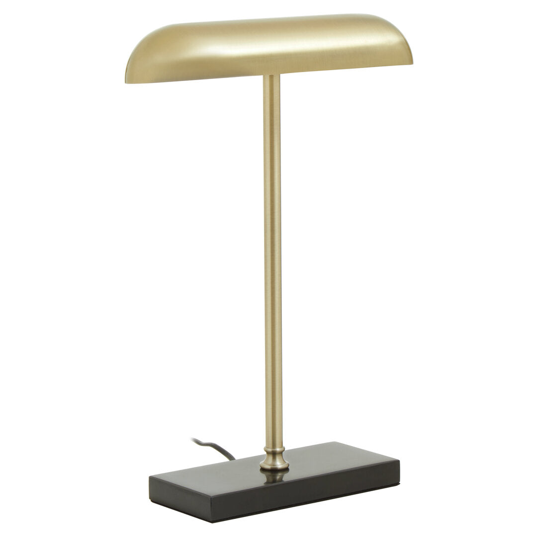 Newton Retro Brass Finish Desk Lamp