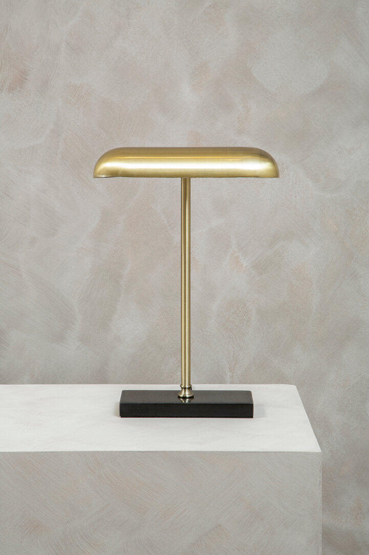 Newton Retro Brass Finish Desk Lamp