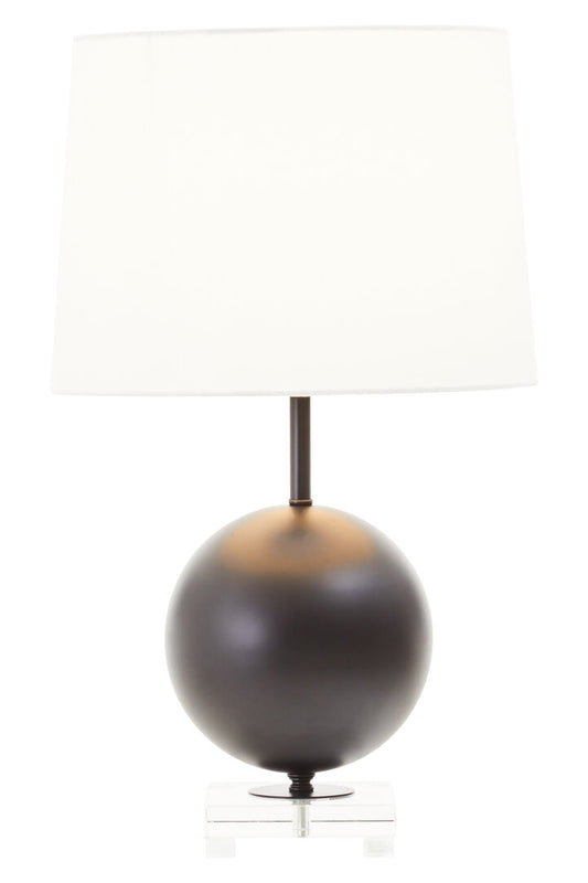 Zena Black Sphere Table Lamp