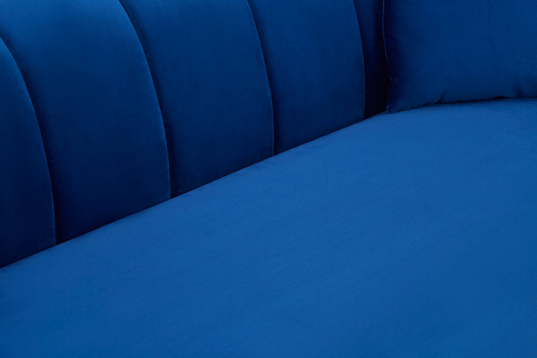 Florine 3 Seat Midnight Velvet Sofa