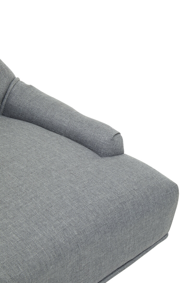Anita Grey Fabric and Chrome Finish Base Home Office Chair