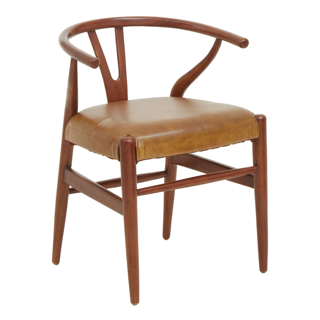 Kendari Cow Camel Leather Chair