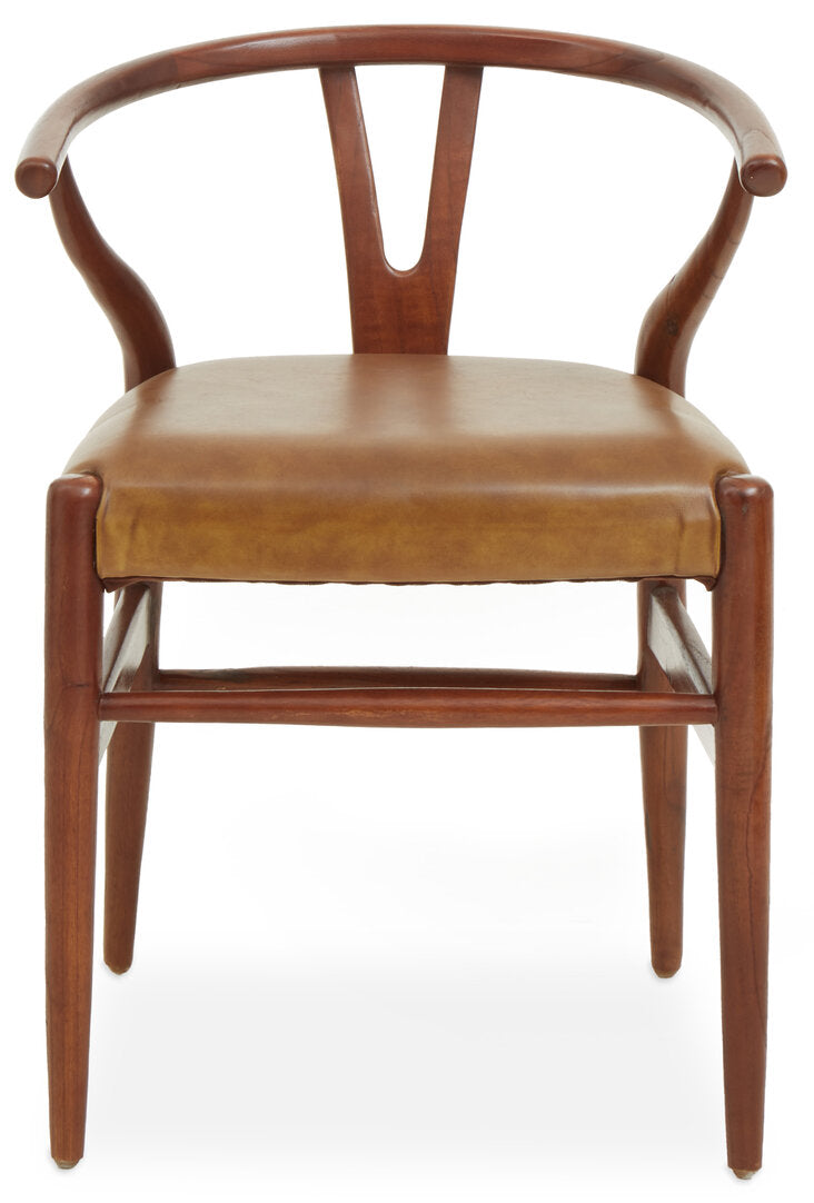 Kendari Cow Camel Leather Chair