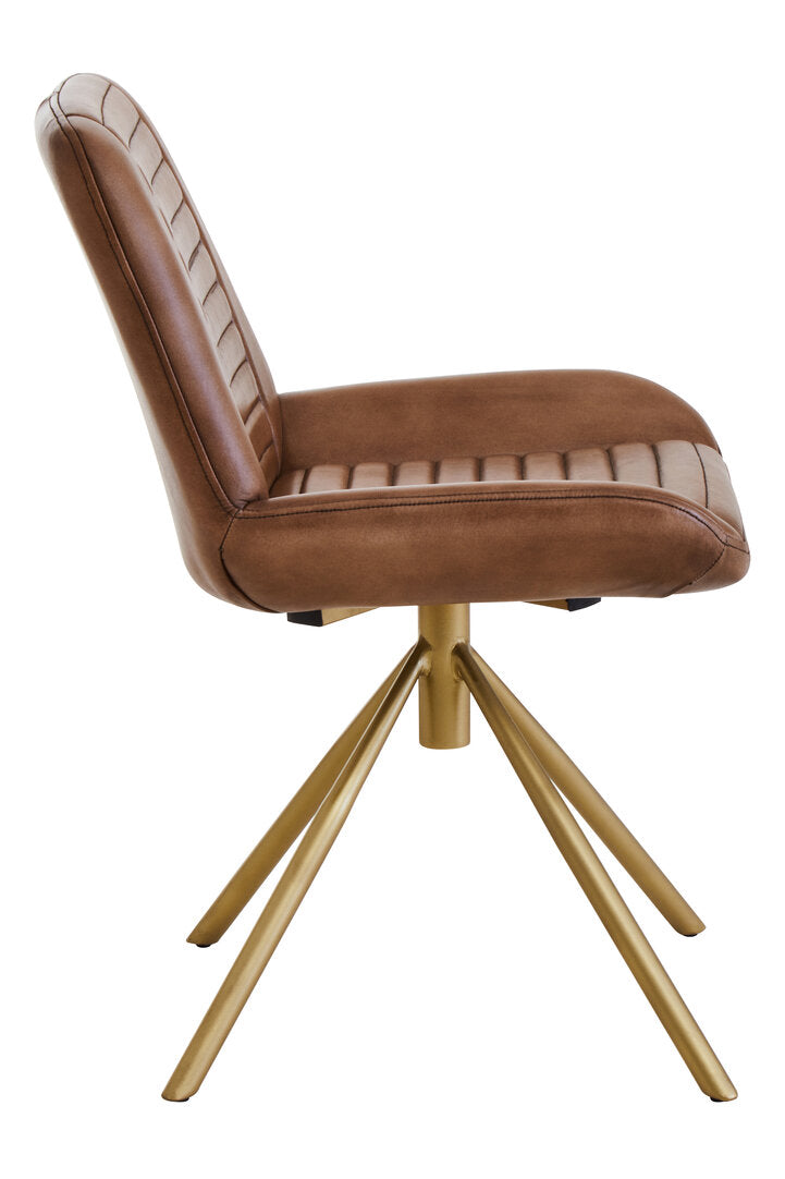 Buffalo Brown Leather Chair