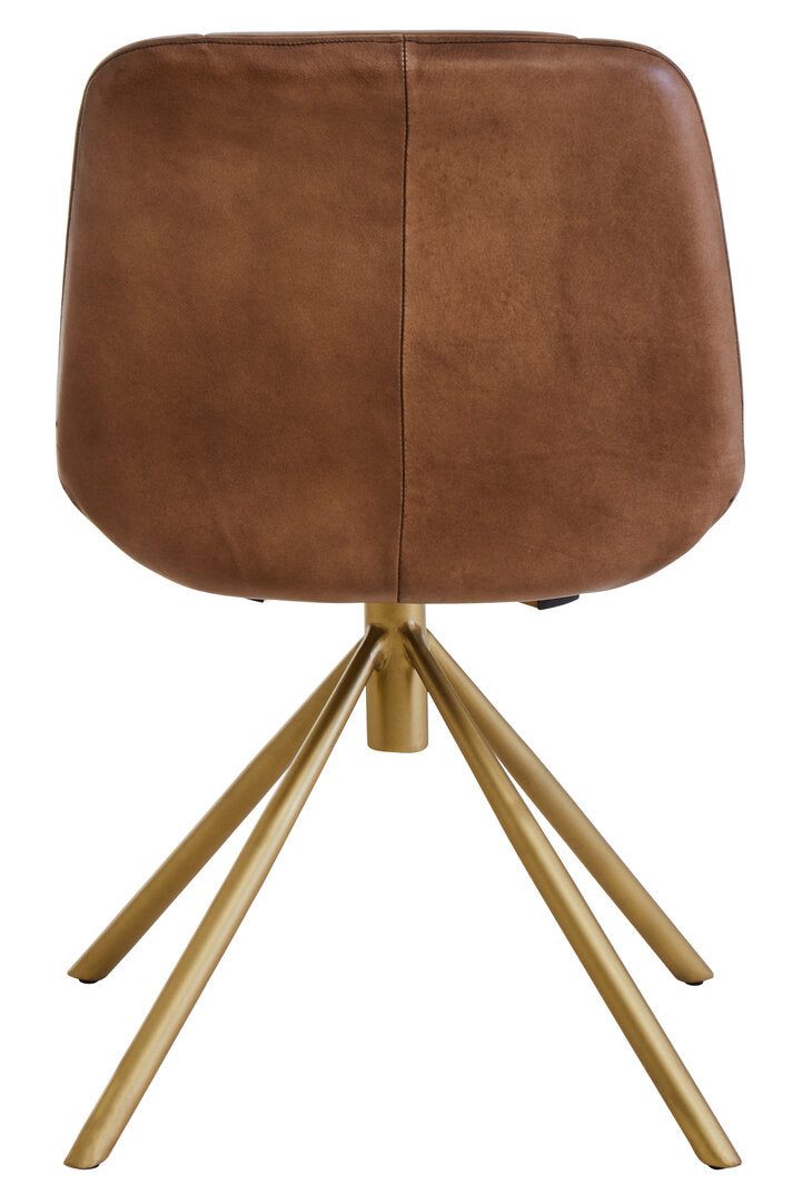 Buffalo Brown Leather Chair