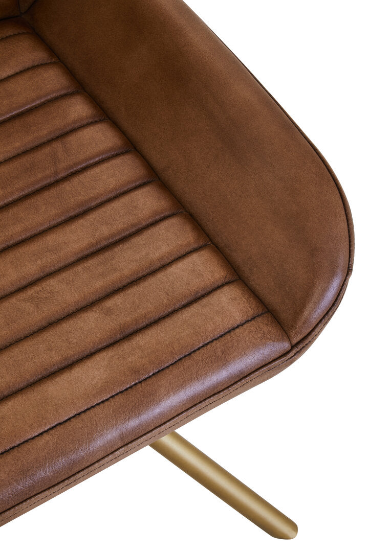 Buffalo Brown Leather Chair
