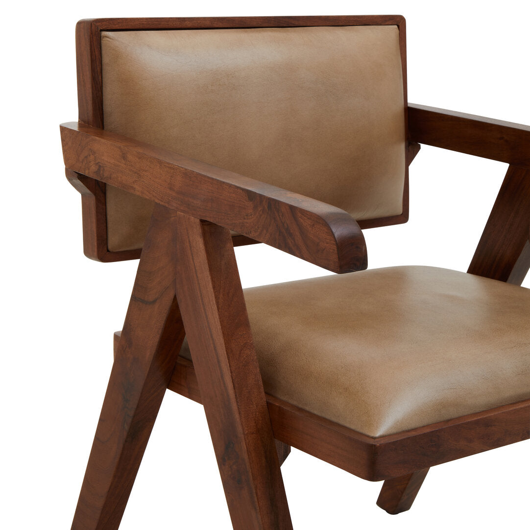 Buffalo Natural Leather Armchair