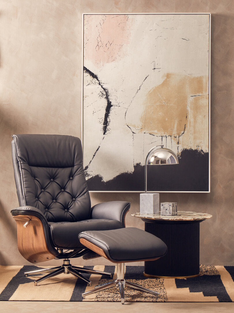 Astratto Natural Pink And Classic Wall Art