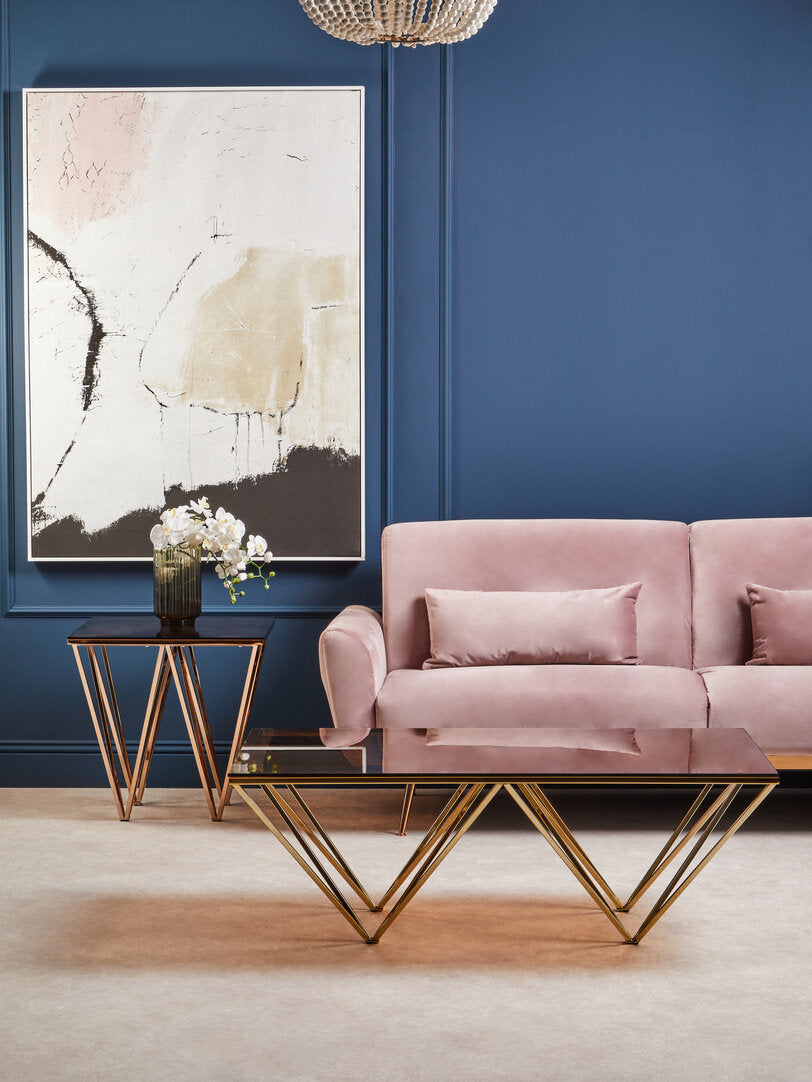 Astratto Natural Pink And Classic Wall Art