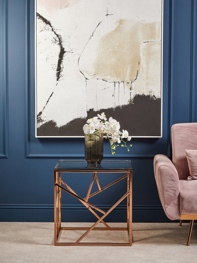 Astratto Natural Pink And Classic Wall Art