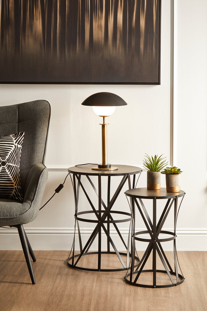 Octavia Gold Finish Metal Table Lamp