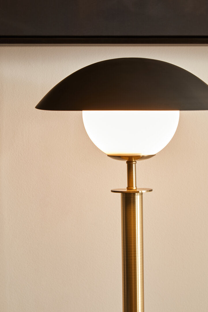Octavia Gold Finish Metal Table Lamp