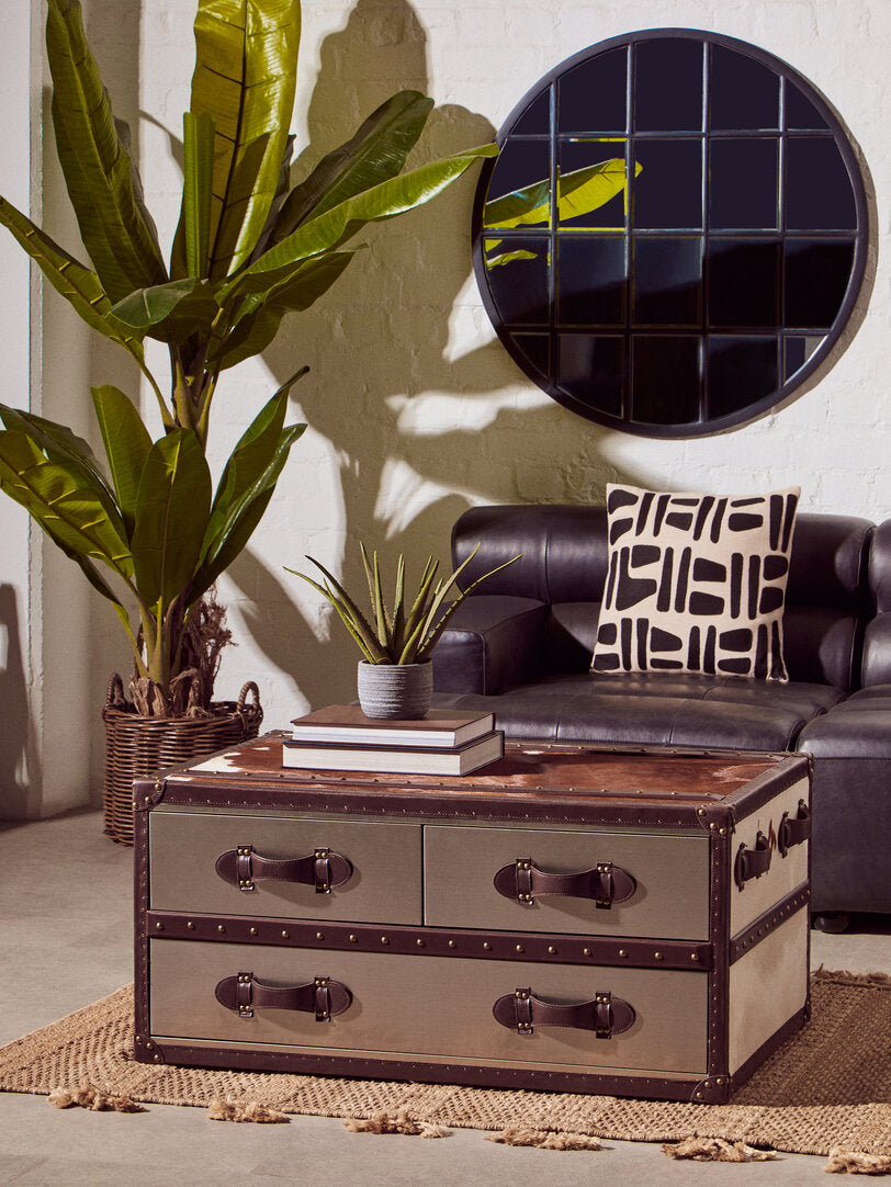Bosie Ozella Natural And Black Square Cushion