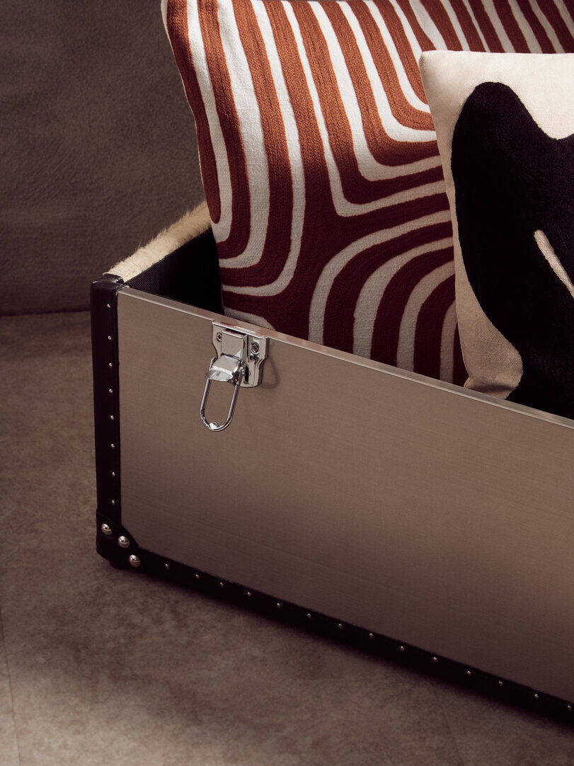 Bosie Ozella Rust And White Cushion