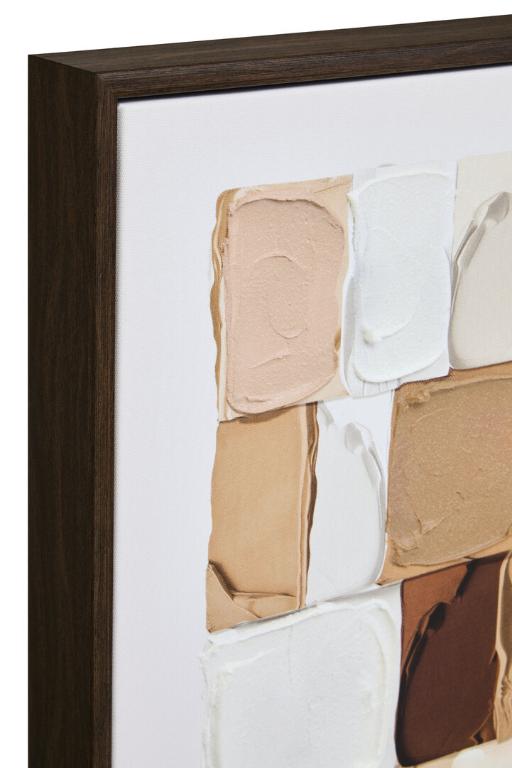 Astratto Multi Coloured Textured Wall Art