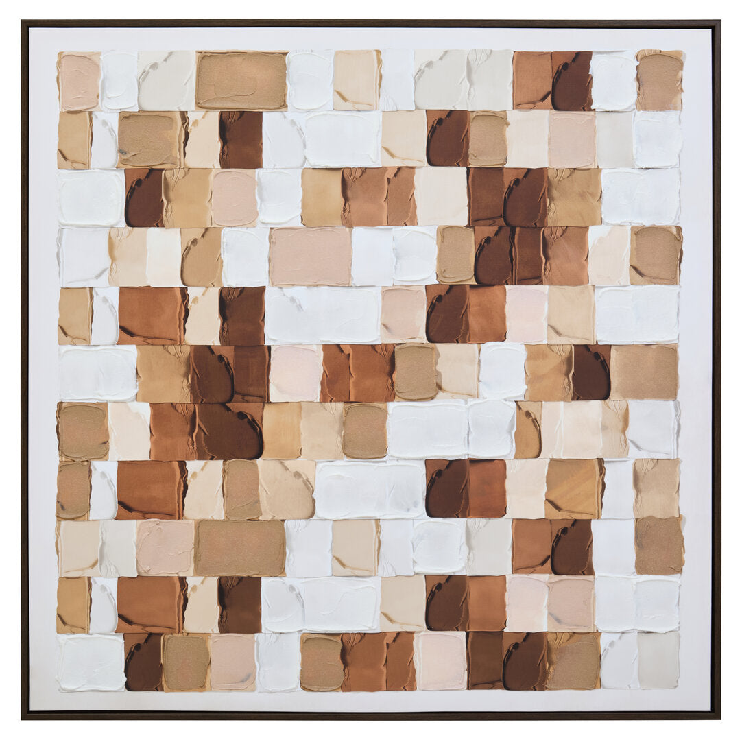 Astratto Multi Coloured Textured Wall Art