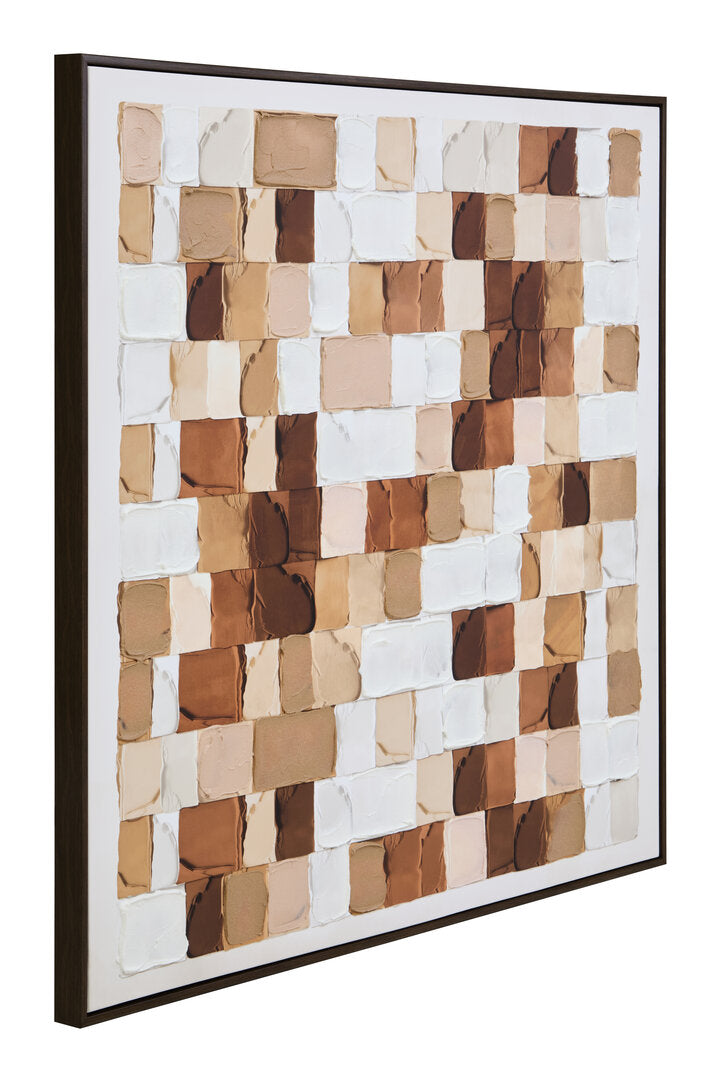 Astratto Multi Coloured Textured Wall Art