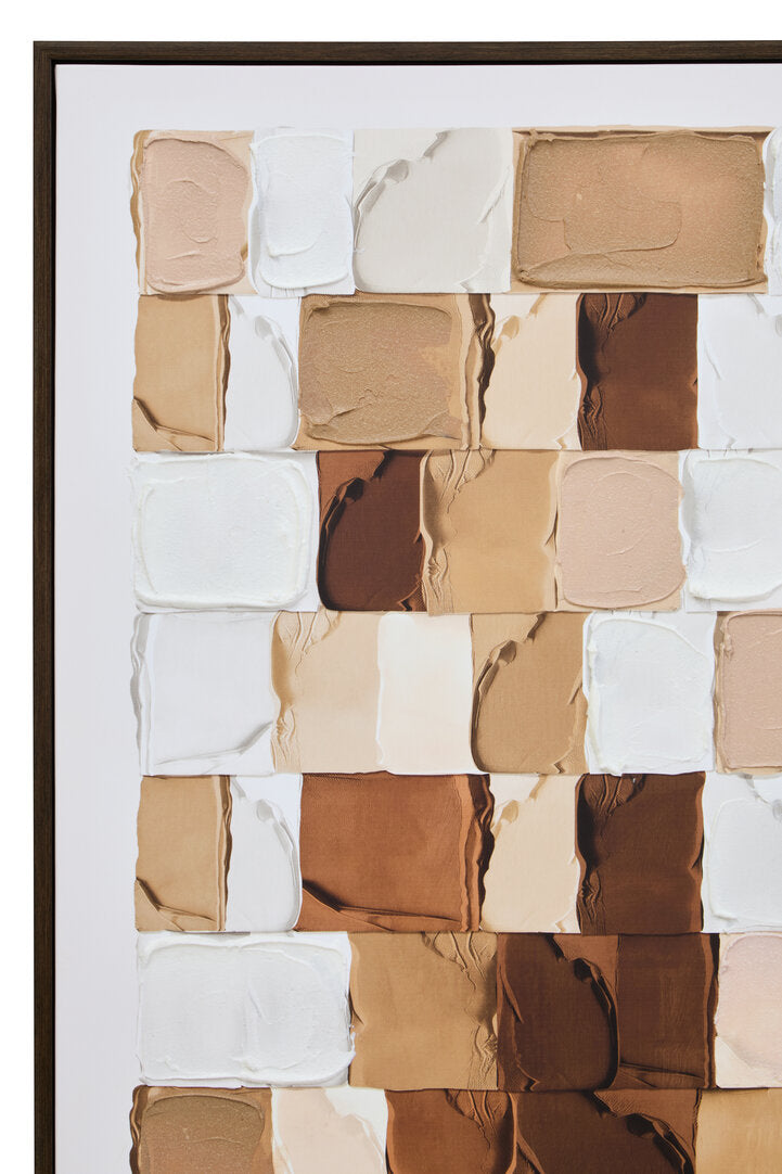 Astratto Multi Coloured Textured Wall Art